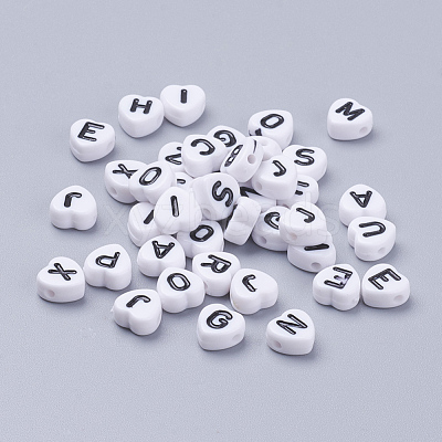 Acrylic Horizontal Hole Letter Beads X-MACR-PB37C9679-2-1