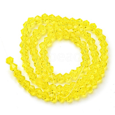 Transparent Glass Beads Strands GLAA-F029-4mm-21-1