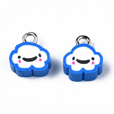 Handmade Polymer Clay Charms LS-CLAY-N006-37B-01B-1