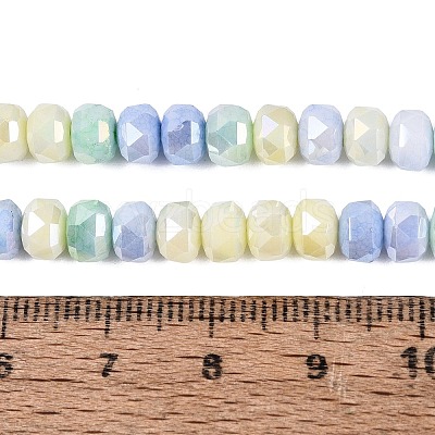Anti-Tarnish Electroplate Glass Beads Strands GLAA-T025-6mm-11J-1