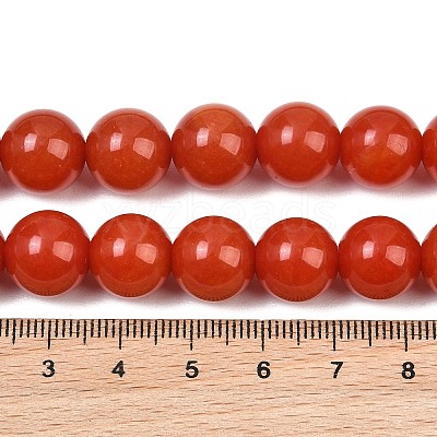 Natural Dyed White Jade Beads Strands GG-CBAEB22-B01-12mm-06-1