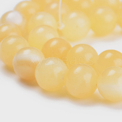 Natural Topaz Jade Beads Strands X-G-E266-11A-10mm-1