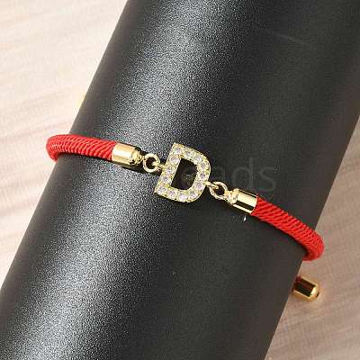 Adjustable Nylon Cord Bracelets BJEW-C096-01G-04-1