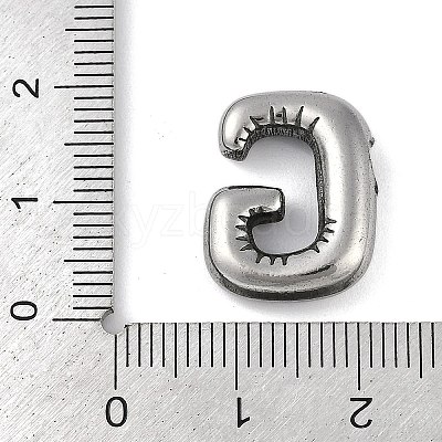 Anti-Tarnish 304 Stainless Steel Pendants STAS-K256-25G-P-1