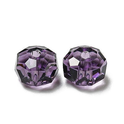 Transparent K9 Glass Beads GLAA-E048-01-15-1