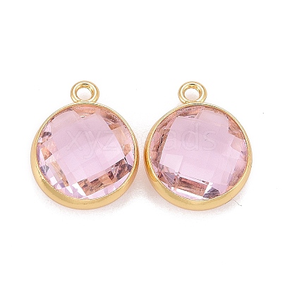 Glass Charms KK-C228-02G-06-2-1