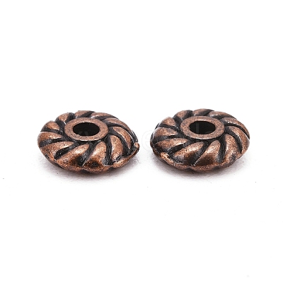 Tibetan Style Alloy Spacer Beads K0P9F061-1