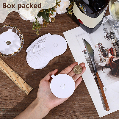 Paper Candle Dust Covers for Candle Cups DIY-BC0016-34B-01-1