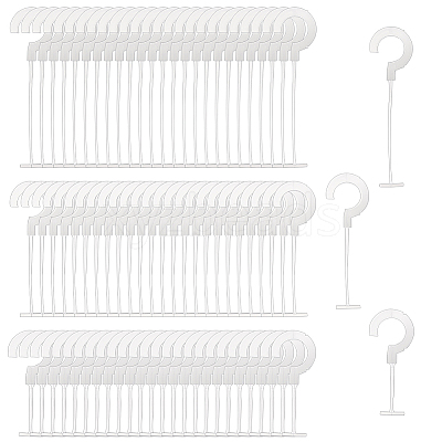 1500Pcs 3 Styles PP Plastic J-Hook Standard Tagging Attachments FIND-NB0002-92-1