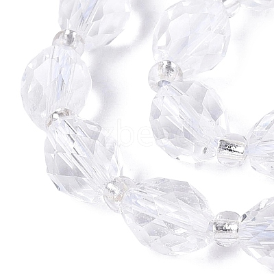 Natural Quartz Crystal Beads Strands G-N342-35-8x6-15-1
