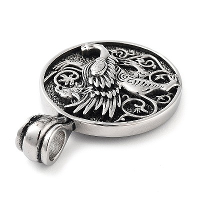 304 Stainless Steel Pendants STAS-R225-06AS-1