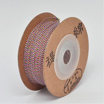 Eco-Friendly Dyed Round Polyester Cords OCOR-L034-01A-1