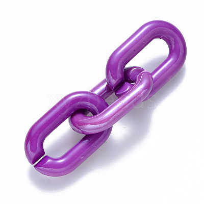 Opaque Acrylic Linking Rings X-OACR-S036-006A-H04-1