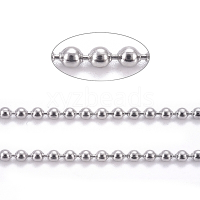 304 Stainless Steel Ball Chains CHS-F009-01A-P-1