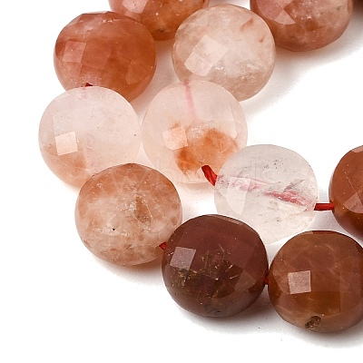 Natural Red Rabbit Hair Rutilated Quartz Beads Strands GG-CBA4808-D01-01-1