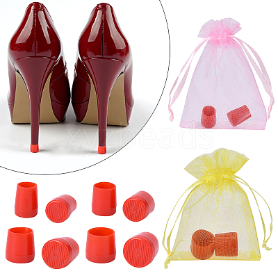 8Pair PVC High Heel Stoppers Protector FIND-GF0002-08E-1