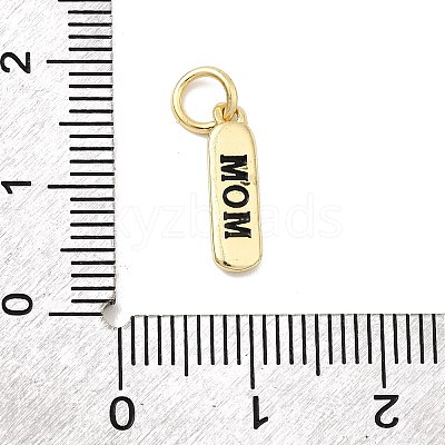 Brass Enamel Charms KK-P338-01G-C01-1