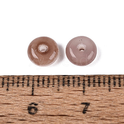 Baking Paint Imitation Jade Glass Beads GL-N006-01A-01-1