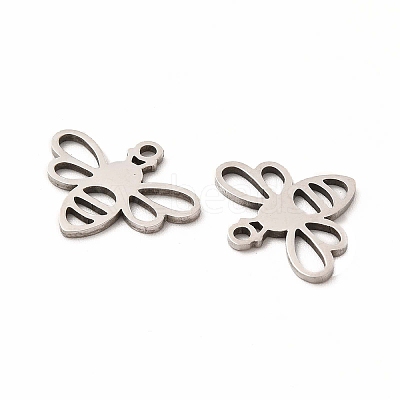Non-Tarnish 201 Stainless Steel Charms STAS-E188-03P-1