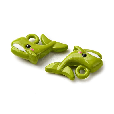 Baking Paint Alloy Pendants FIND-G097-01C-1