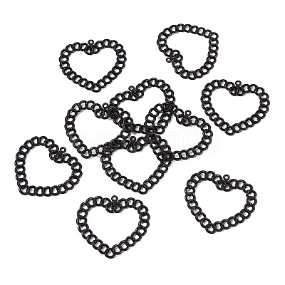 10Pcs Spray Painted Alloy Pendants FIND-TA0010-47C-1
