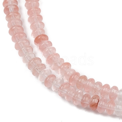 Cherry Quartz Glass Beads Strands G-U026-B01-4mm-1