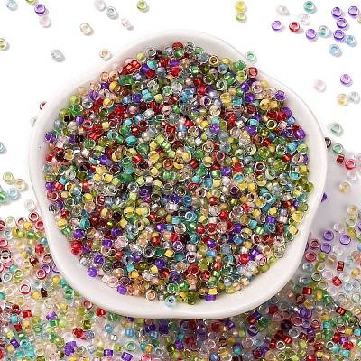 Glass Cylinder Beads SEED-L011-11B-01-1