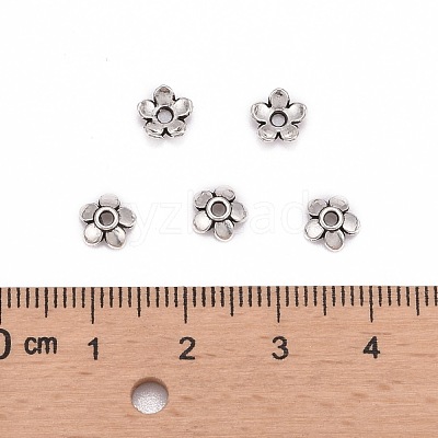 Tibetan Style Bead Caps LFH10006Y-1