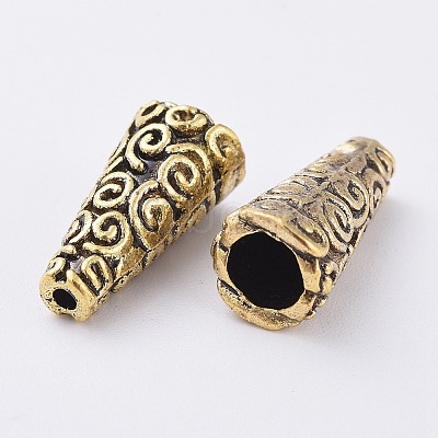Tibetan Style Alloy Bead Cap TIBE-L003-005AG-NF-1