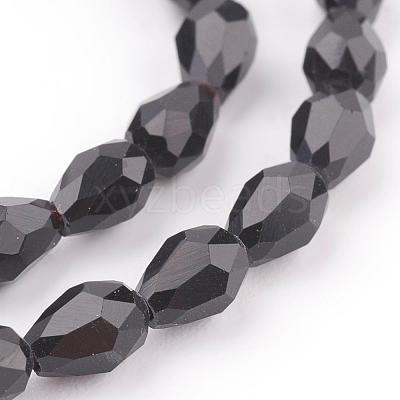 Glass Beads Strands GLAA-R024-6x4mm-13-1