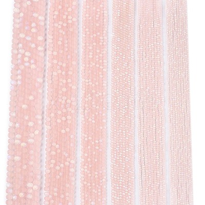 Transparent Glass Beads Strands EGLA-A044-T8mm-MB22-1