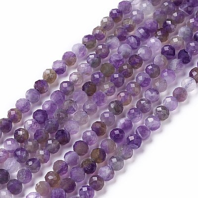 Natural Amethyst Beads Strands G-L581A-001-1