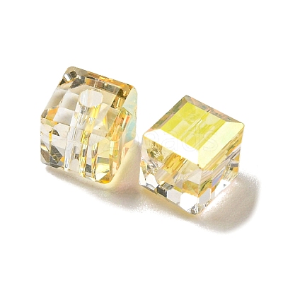 Electroplate Glass Beads EGLA-Z004-04B-04-1