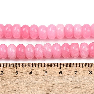 Dyed Natural White Jade Beads Strands X-G-G107-A28-01-1