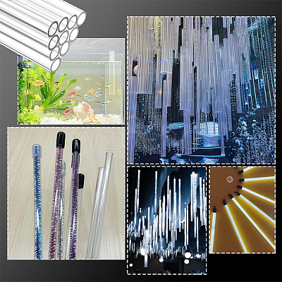 Acrylic Round Tube OACR-WH0056-007E-1