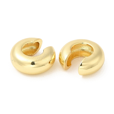 Rack Plating Brass Cuff Earrings for Women EJEW-Q770-23G-1
