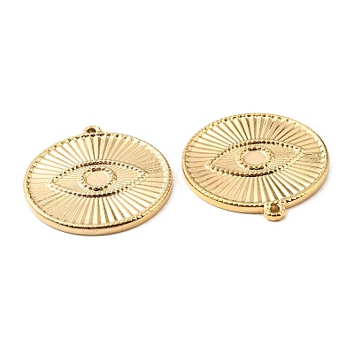 PVD Vacuum Plating 304 Stainless Steel Pendant Cabochon Settings STAS-F287-44G-1