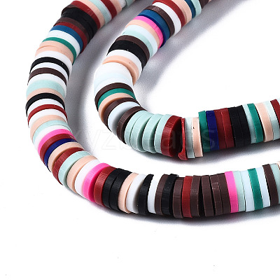 Handmade Polymer Clay Beads CLAY-R067-5.0mm-M2-1