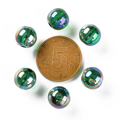 Transparent Acrylic Beads MACR-S370-B10mm-735-1