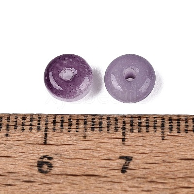 Baking Paint Imitation Jade Glass Beads GL-N006-01A-02-1