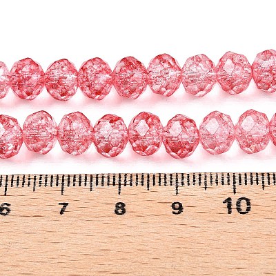 Transparent Glass Beads Strands GLAA-T023-6mm-A13-1