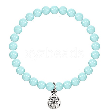 Fashion Natural Jade Beads Stretch Bracelets QY2485-2-1