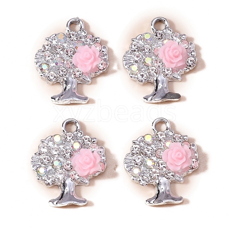 Alloy and Rhinestone Pendants PW-WG0F35E-07-1