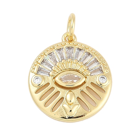 Rack Plating Brass Pendants KK-Q028-46G-1