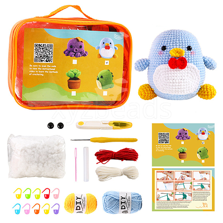DIY Penguin Knitting Kits X1-DOLL-PW0016-01E-1