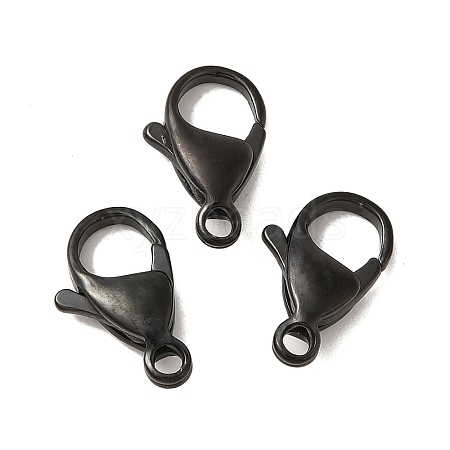 Ion Plating(IP) 304 Stainless Steel Lobster Claw Clasps STAS-AB09-B-1