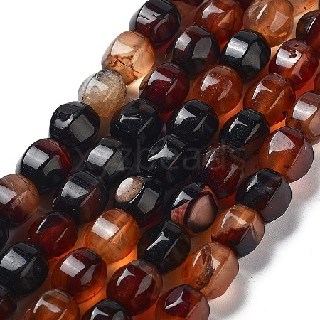 Natural Agate Beads Strands G-G172-02F-1