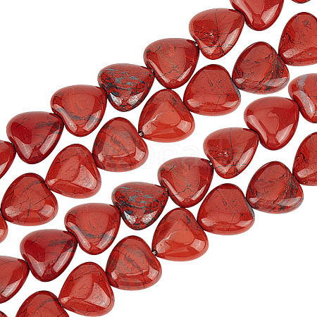 1 Strand Natural Red Jasper Beads Strands G-OC0005-81-1