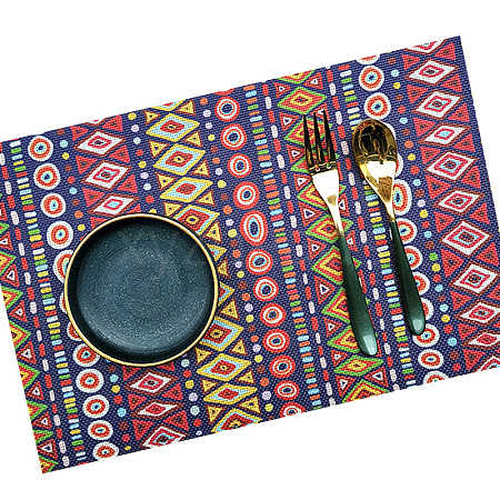 Plastic Washable Placemat BOHO-PW0001-079-20-1