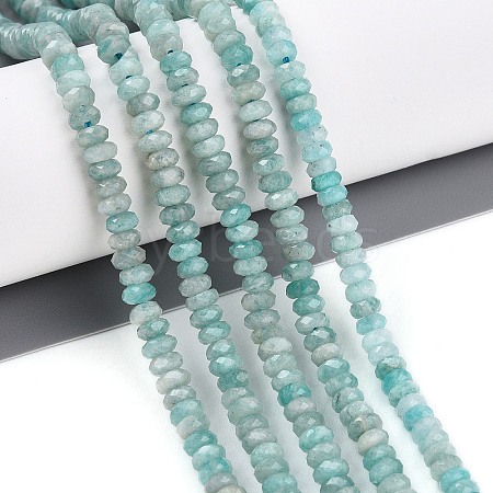 Natural Amazonite Beads Strands G-T141-36-1